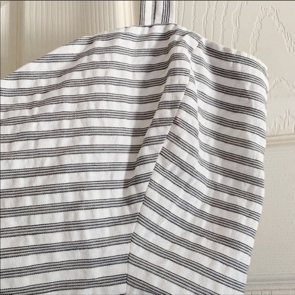 WAYF Striped Crop Top Large C125 - Picture 3 of 6